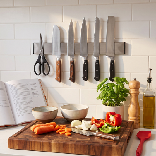 ChefRail™ Space Saver Magnetic Knife Strip