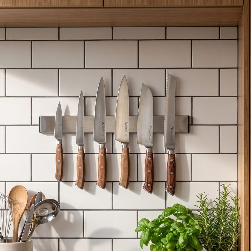 ChefRail™ Space Saver Magnetic Knife Strip - view 8