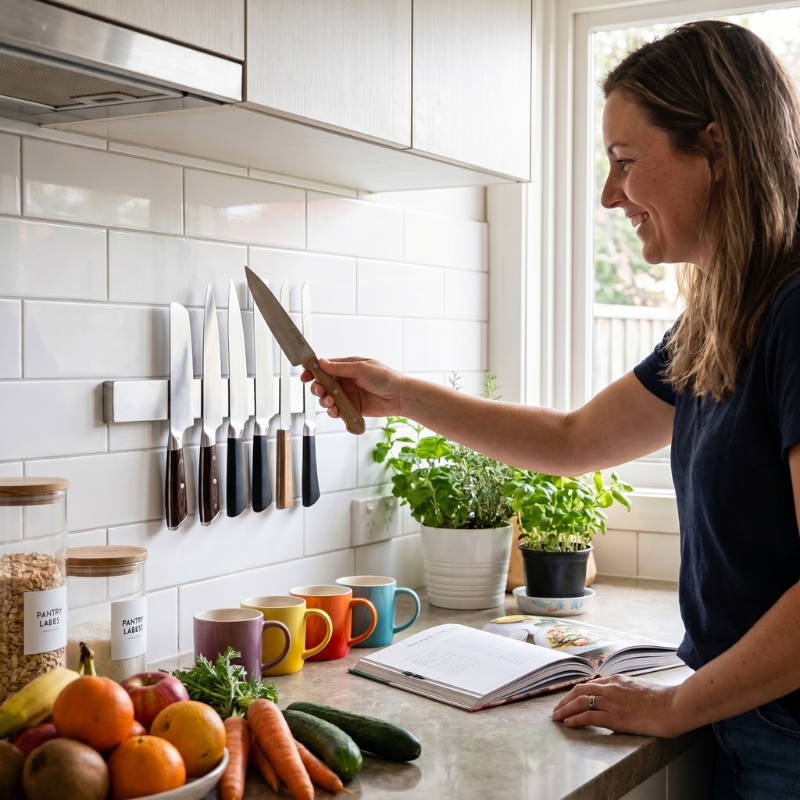 ChefRail™ Space Saver Magnetic Knife Strip - view 5